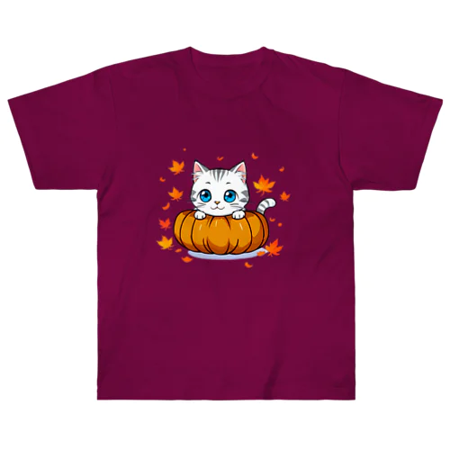 ねこのぱんぷきん ヘビーウェイトTシャツ