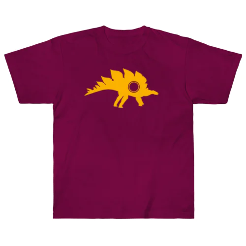 Dinosaurs monogram3 ヘビーウェイトTシャツ