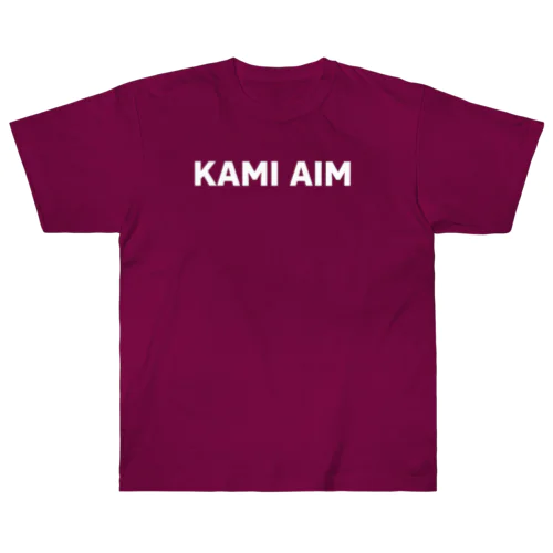 KAMI AIM WHITE Heavyweight T-Shirt