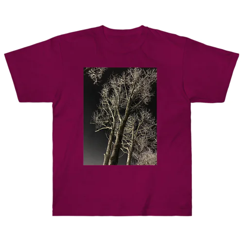 202001121944000　夜の樹木 ヘビーウェイトTシャツ