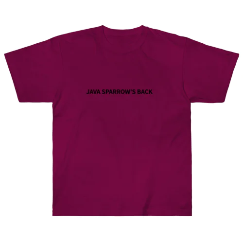 JAVA SPARROW'S BACK T-shirt (red) ヘビーウェイトTシャツ