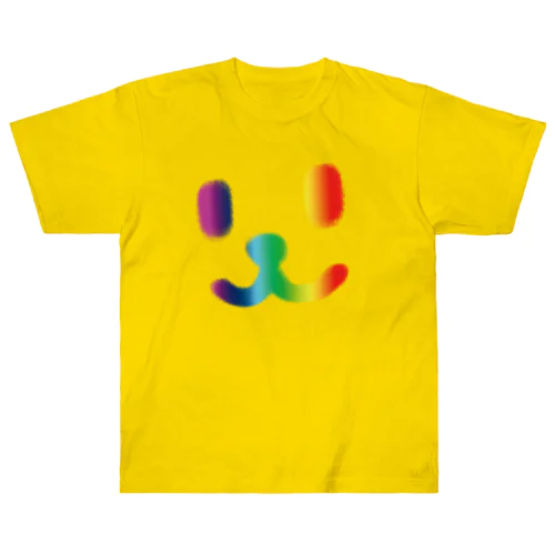 Smile Face Rainbow ヘビーウェイトTシャツ