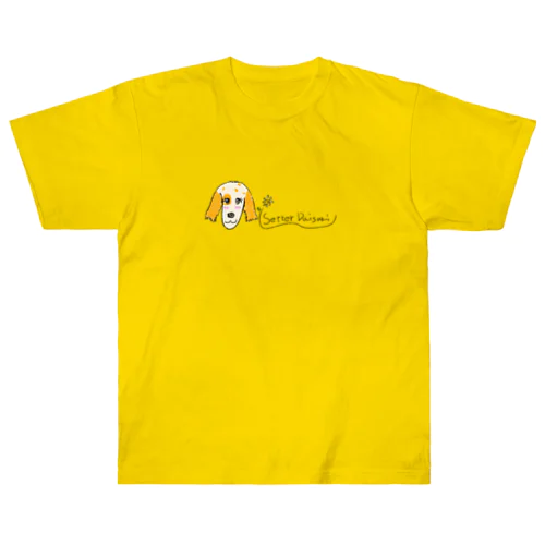 ◇E・セッターのハナちゃんグッズ♪◇ ヘビーウェイトTシャツ