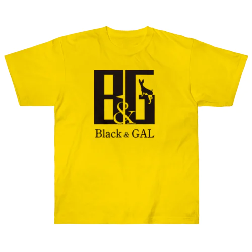 Black & GAL Heavyweight T-Shirt