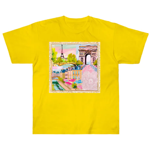 憧れのパリ🗼美しい風景🖼✨ Heavyweight T-Shirt