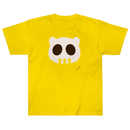 パンダのドクロ　ロック！ Heavyweight T-Shirt