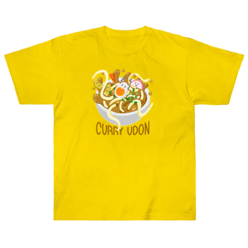 カレーうどんドボン 262 Heavyweight T-Shirt