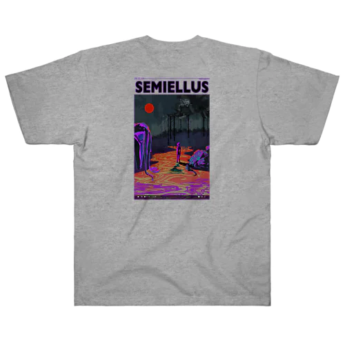 SEMIELLUS red Heavyweight T-Shirt