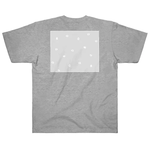 grayPastel × babygray Heavyweight T-Shirt