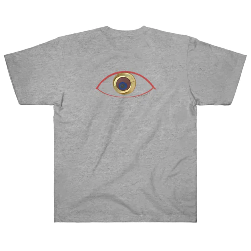 hug eye 透過 ヘビーウェイトTシャツ