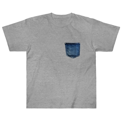 リアルヴィンテージデニムポケット Heavyweight T-Shirt
