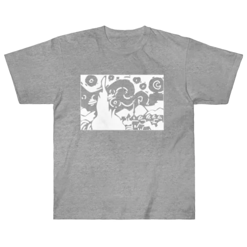 星月夜（ほしづきよ、英語: The starry night） Heavyweight T-Shirt