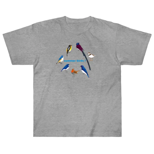 summer birds 1 小 Heavyweight T-Shirt