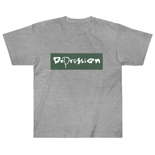 Depression（うつ）Tシャツ ヘビーウェイトTシャツ