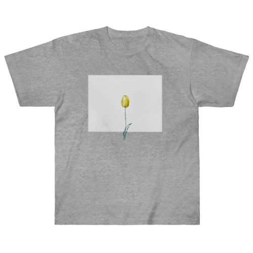 Lemon Tulip × Greige × Logo ヘビーウェイトTシャツ