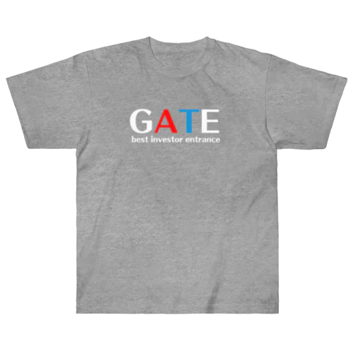 GATE （文字色　白） Heavyweight T-Shirt