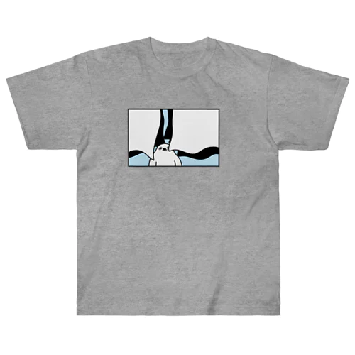 洗濯物とナマケモノ Heavyweight T-Shirt