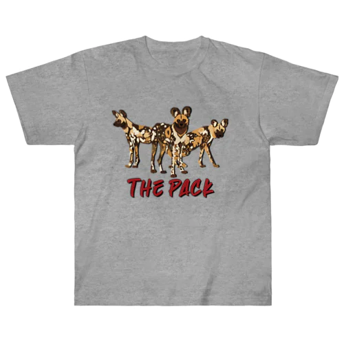 THE PACK : Wild dogs Heavyweight T-Shirt