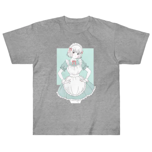 メイドグリーン(スクエア) Heavyweight T-Shirt