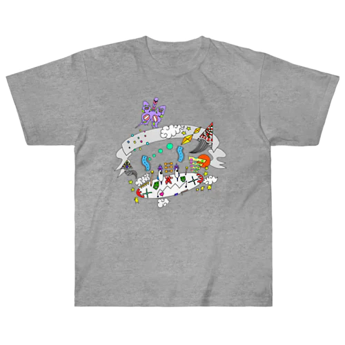 PEACEFUL SKY ヘビーウェイトTシャツ