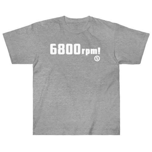 6800rpm ロゴ ヘビーウェイトTシャツ