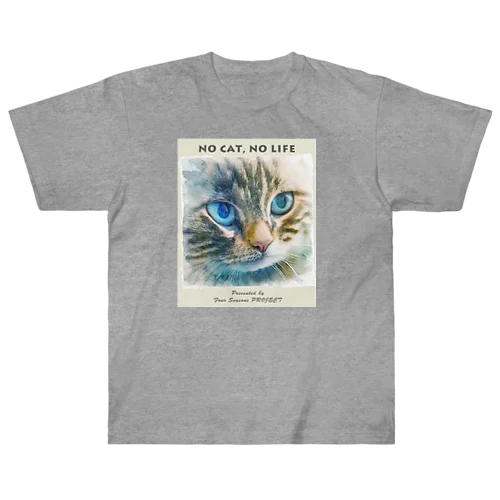 ノーキャットノーライフ-01 ヘビーウェイトTシャツ