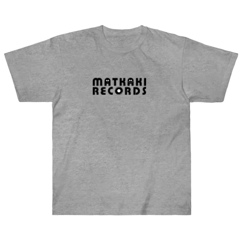 MATKAKI RECORDSロゴ ヘビーウェイトTシャツ