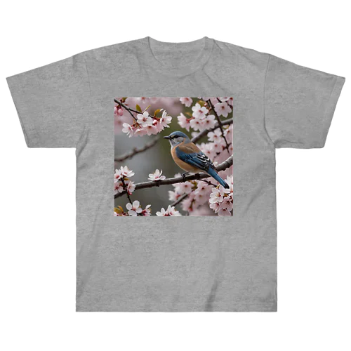 花見鳥 Heavyweight T-Shirt