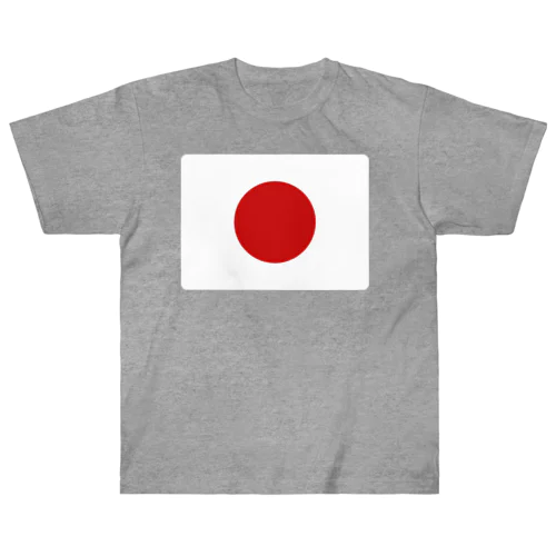 日本の国旗 Heavyweight T-Shirt