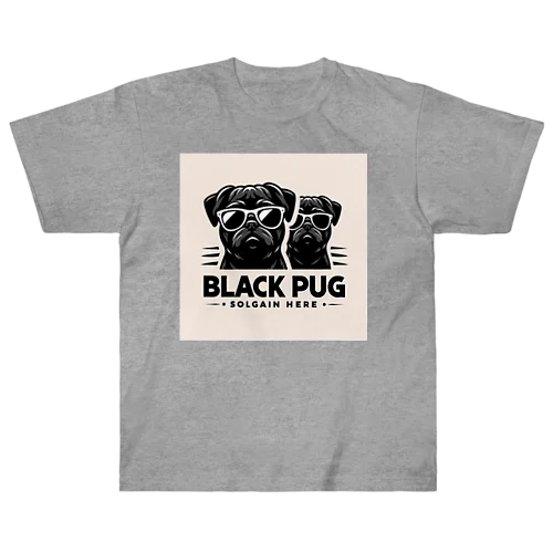 dangerous Pug series Heavyweight T-Shirt