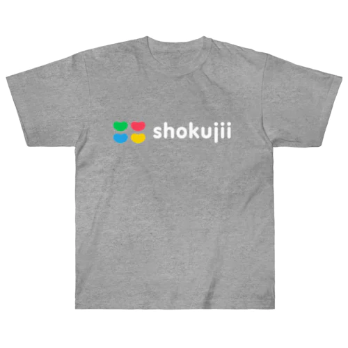 shokujii ブラック Heavyweight T-Shirt