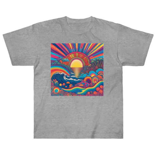 アートポップな夏 Heavyweight T-Shirt