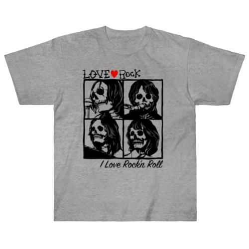 LOVE ROCK Heavyweight T-Shirt