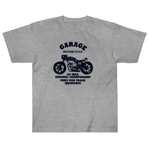 武骨なバイクデザイン Heavyweight T-Shirt