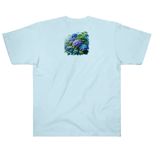 紫陽花の饗宴 Heavyweight T-Shirt