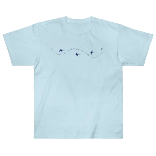 ツバメ swallows Heavyweight T-Shirt