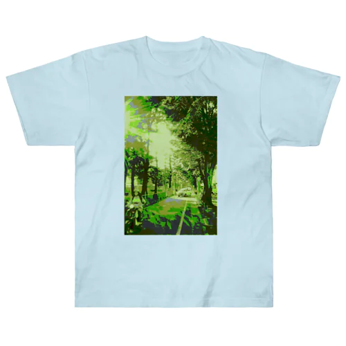 木漏れ日の道 Heavyweight T-Shirt