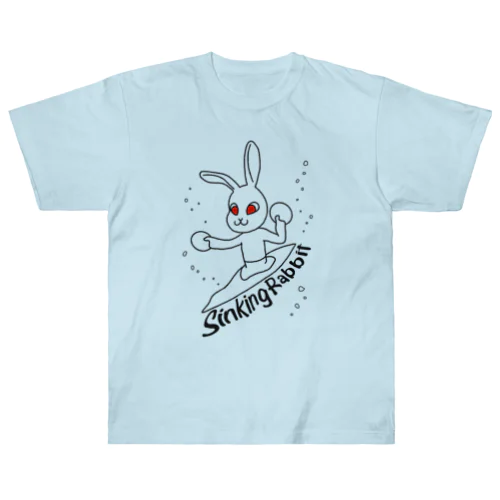 SinkingRabbit ヘビーウェイトTシャツ