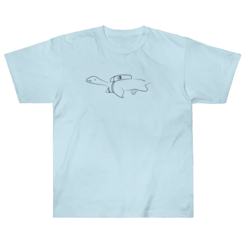 エラスモサウルス 子供 ジュラシックランチ Heavyweight T-Shirt