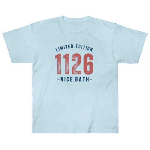 NICE BATH（前面） Heavyweight T-Shirt