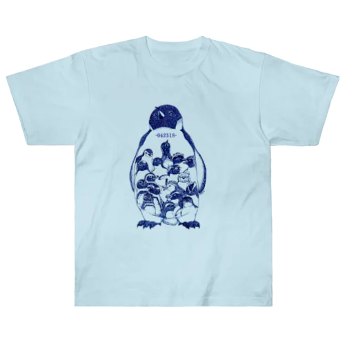 -042518-World Penguins Day ヘビーウェイトTシャツ