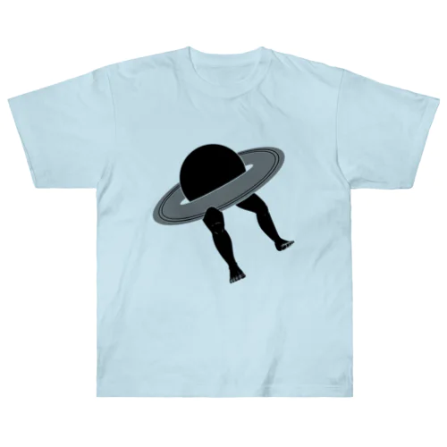 足の生えた星 Heavyweight T-Shirt