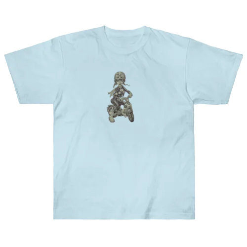 Hero Appears on a super cub Heavyweight T-Shirt