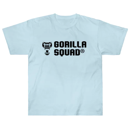 GORILLA SQUAD ロゴ黒 ヘビーウェイトTシャツ