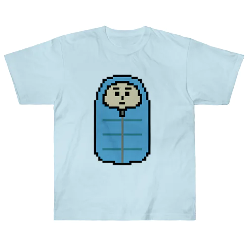 寝袋（ドット絵） Heavyweight T-Shirt