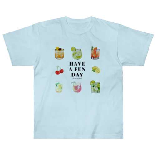 カクテル Have a fan day! ヘビーウェイトTシャツ