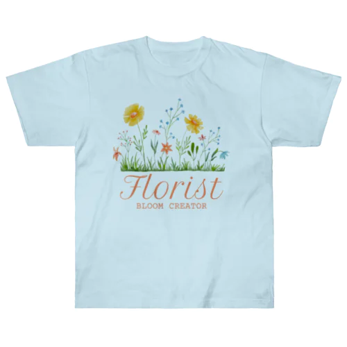 Florist: Bloom Creator ヘビーウェイトTシャツ