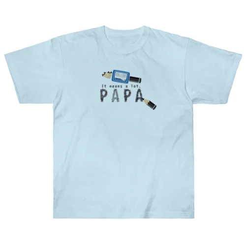 ちびた鉛筆 PAPA*D ヘビーウェイトTシャツ