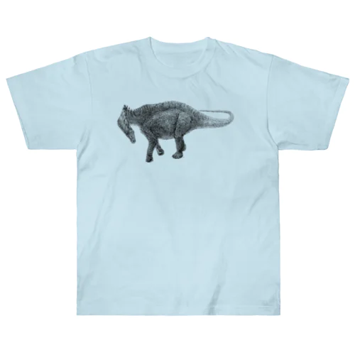 Amargasaurus（白黒） ヘビーウェイトTシャツ