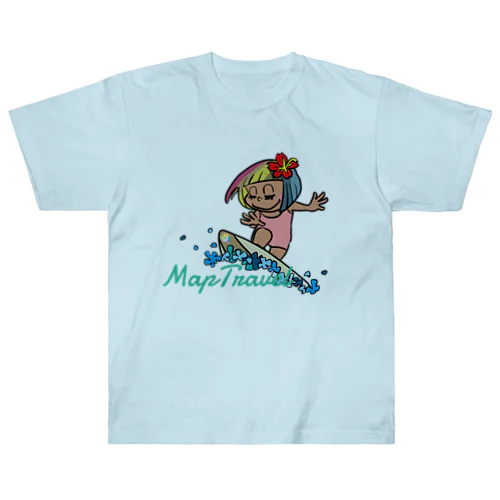 HHM.SURFRIDER（MapTravel Ver.） Heavyweight T-Shirt